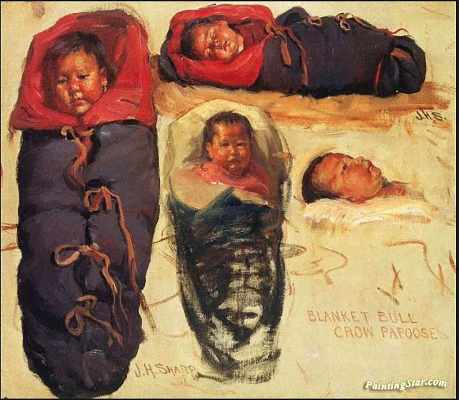 Blanket Bull, Crow Papoose